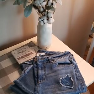 WORKSHOP HEART ANKLE JEANS